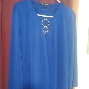 INC Beautiful Cobalt Top